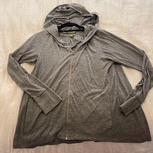 C&C California grey zipper hoodie